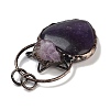 Natural Amethyst& Amethyst Big Pendants G-A221-04D-2