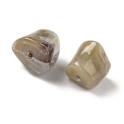 Acrylic Imitation Gemstone Beads MACR-K359-67E-1