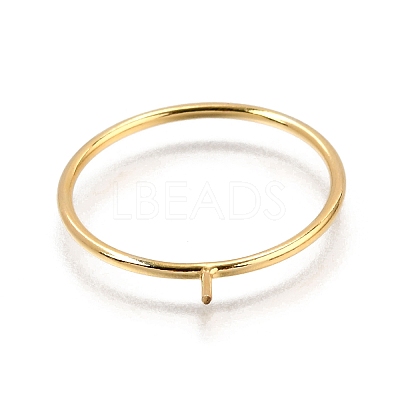 1/20 Yellow Gold Filled Stackable Rings Settings with Peg KK-Z116-01G-04-1