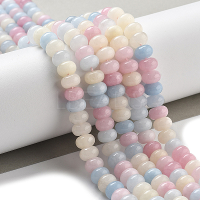 2 Strands Natural White Jade Beads Strands G-PA0001-23E-1