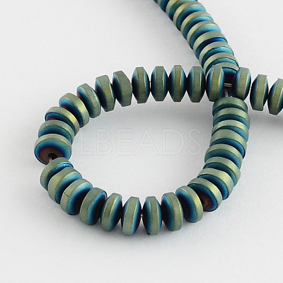 Electroplate Non-magnetic Synthetic Hematite Beads Strands X-G-R210-02-1