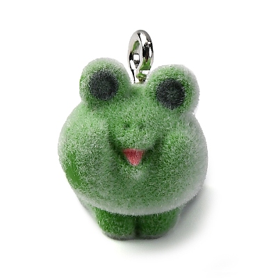 Flocky Animal Resin Pendants FIND-S001-03B-1