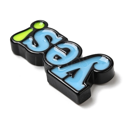 Opaque Resin Cabochons CRES-M022-01F-1