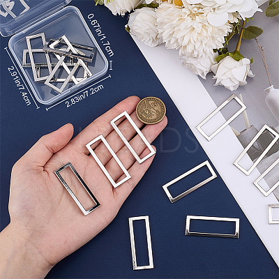 16Pcs Zinc Alloy Buckles FIND-BBC0002-43C-1