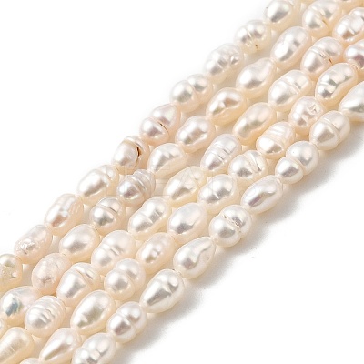 Natural Cultured Freshwater Pearl Beads Strands PEAR-I007-01O-01C-1