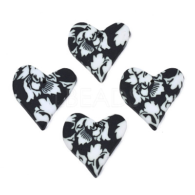 Handmade Polymer Clay Pendants CLAY-N010-045B-1
