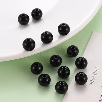 Opaque Acrylic Beads MACR-S370-C10mm-S002-1