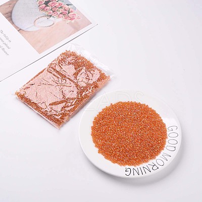 Round Glass Seed Beads SEED-A007-4mm-169B-1