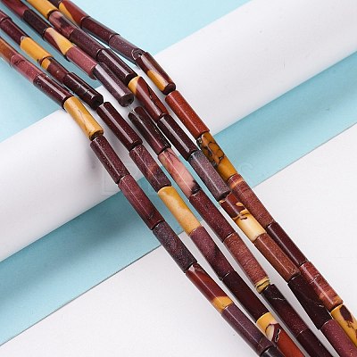 Natural Mookaite Beads Strands G-F247-52-1