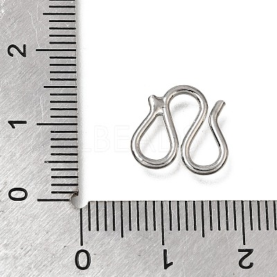 Brass M-Hook Clasps KK-CBA0DF0-14A-P-1