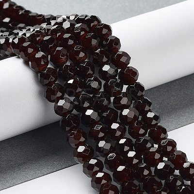 Baking Paint Imitation Jade Glass Bead Strands LS-DGLA-A034-J6MM-A11-1