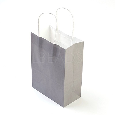 Pure Color Kraft Paper Bags AJEW-G020-C-07-1
