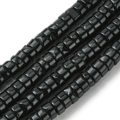 Natural Black Onyx Beads Strands G-D067-C01-1