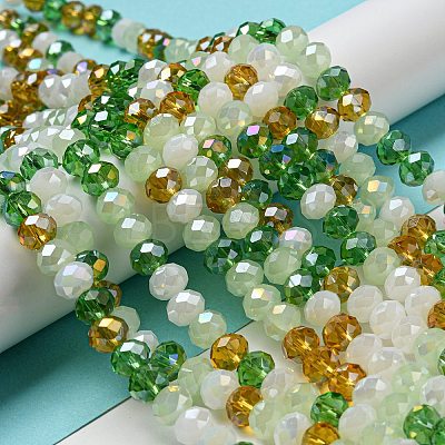 Glass Beads Strands EGLA-A034-M8mm-55-1