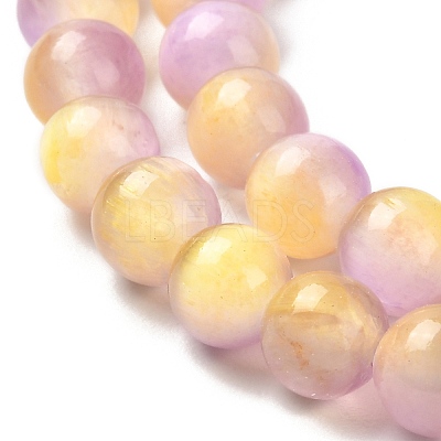 Natural Selenite Dyed Beads Strands G-P493-02I-1