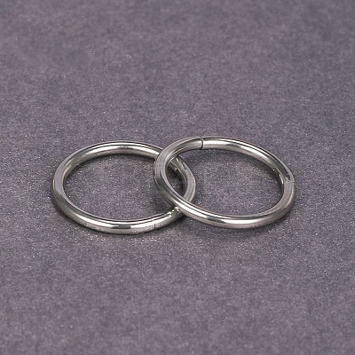 316L Surgical Stainless Steel Hoop Cartilage Earrings WGB51CA-32-1