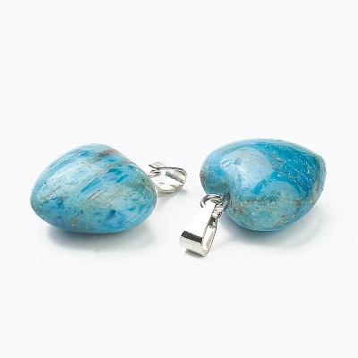 Natural Apatite Pendants X-G-I311-A22-1