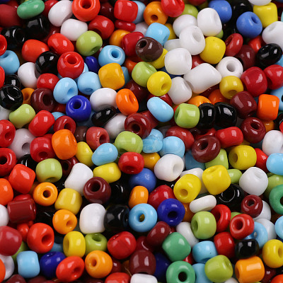 (Repacking Service Available) Glass Seed Beads SEED-C019-4mm-51-1