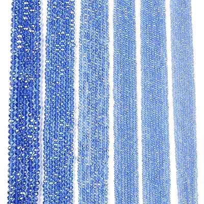 Electroplate Glass Beads Strands LS-EGLA-A044-T1mm-B14-1
