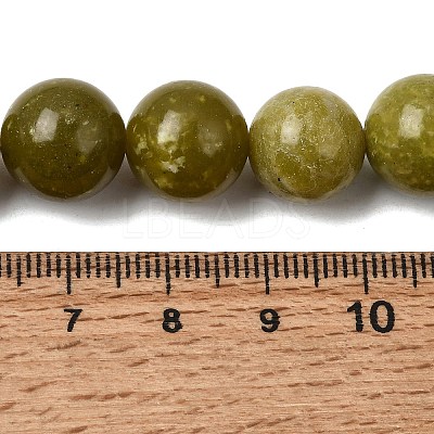 Natural Chinese Jade Beads Strands G-F363-12mm-1