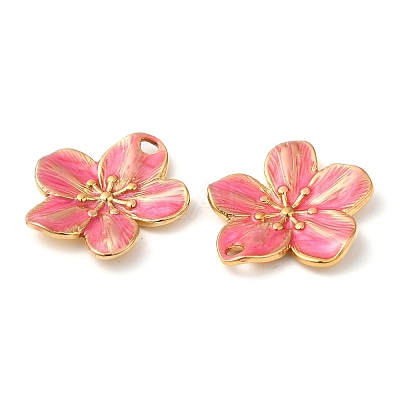304 Stainless Steel Enamel Pendants STAS-K256-17G-03-1