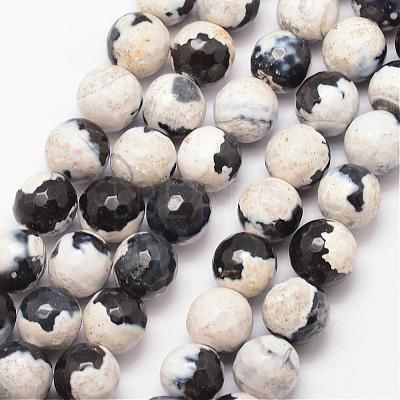 Natural Fire Crackle Agate Bead Strands G-K166-06F-10mm-12-1