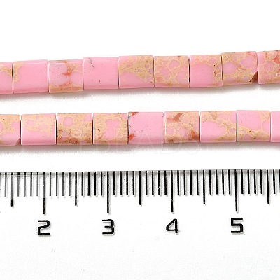 Synthetic Imperial Jasper Beads Strands G-F762-A08-01-1