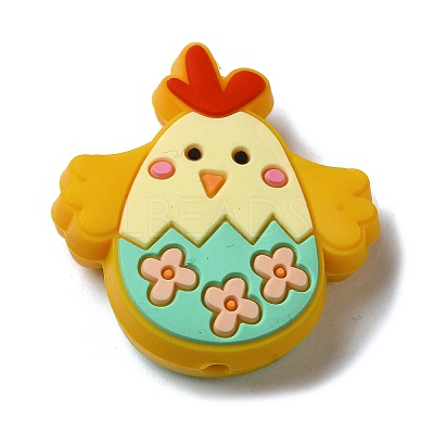 Easter Silicone Focal Beads SIL-A006-08C-1