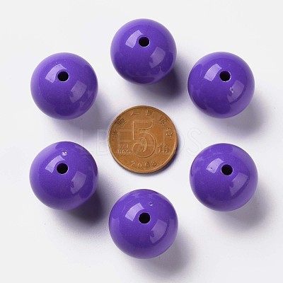 Opaque Acrylic Beads MACR-S370-C20mm-31-1
