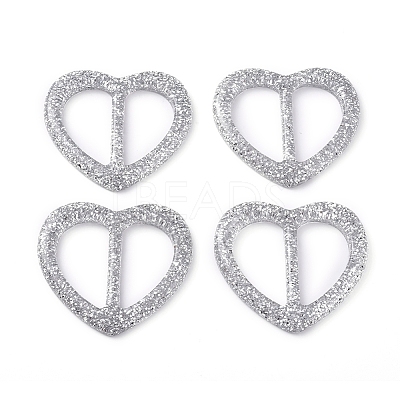 Resin Buckle Clasps LS-RESI-WH0008-24B-1