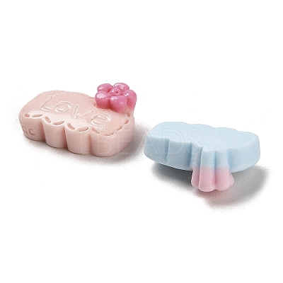 Opaque Resin Cabochons RESI-K027-23-1