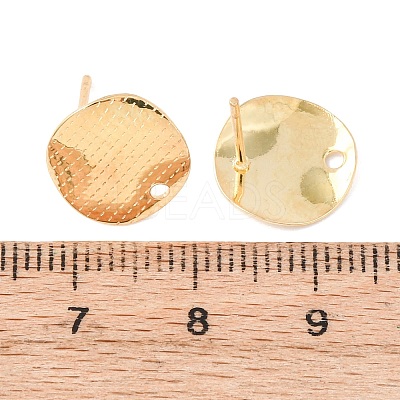 304 Stainless Steel Stud Earring Findings STAS-D217-01G-1