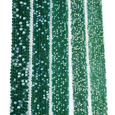 Transparent Glass Beads Strands LS-EGLA-A044-T8mm-MB18-1