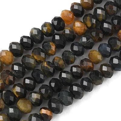 Natural Tiger Eye Bead Strands G-D344-A20-02-1