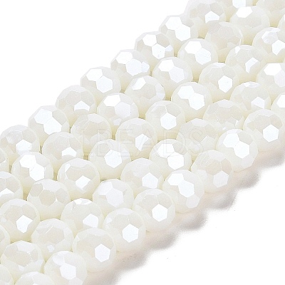Electroplate Opaque Glass Beads Strands LS-EGLA-A035-P8mm-A01-1