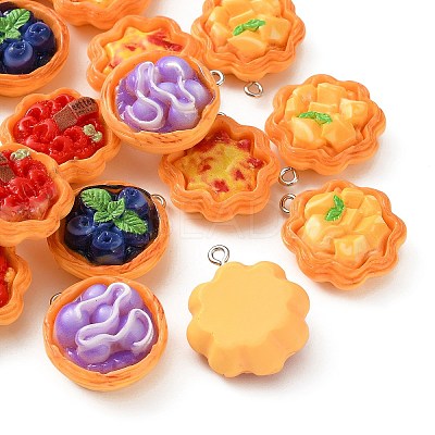 Opaque Resin Pendants RE-CBA6149-03-1