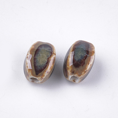Handmade Porcelain Beads PORC-S498-07N-1