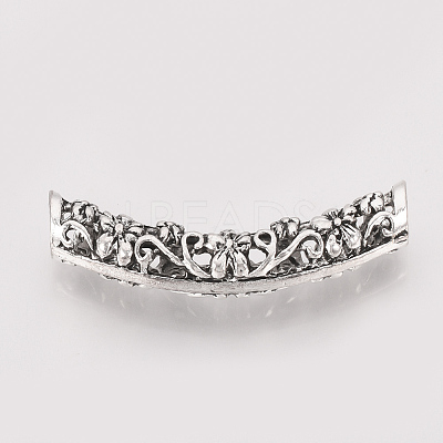Tibetan Style Alloy Tube Beads LS-TIBE-T011-86AS-LF-1