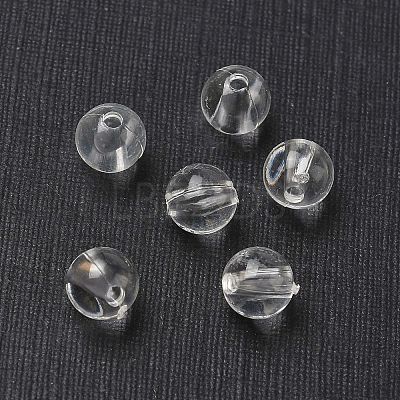 Transparent acrylic beads X-PL526_6MM-1