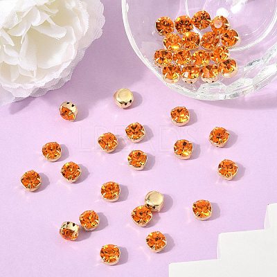 Preciosa&reg MAXIMA Crystal in Sew-On Cup X-PRC-SS34-90310-G-1