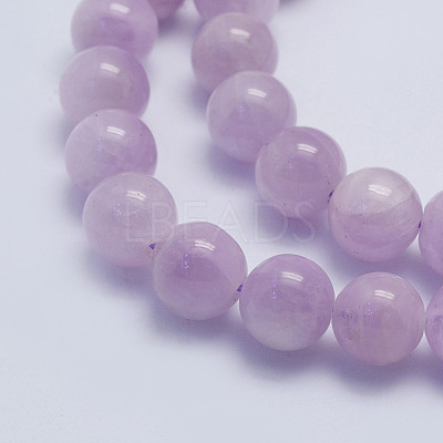 Natural Kunzite Beads Strands G-L478-14-8mm-1