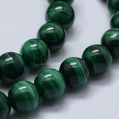 Natural Malachite Beads Strands G-F571-27A1-3mm-1