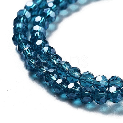 Electroplate Transparent Glass Beads Strands LS-EGLA-A035-T3mm-A12-1