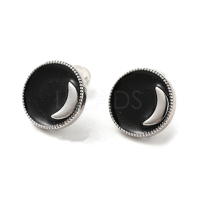 Real 18K Gold Plated Brass Stud Earring Findings KK-L180-119B-P-1