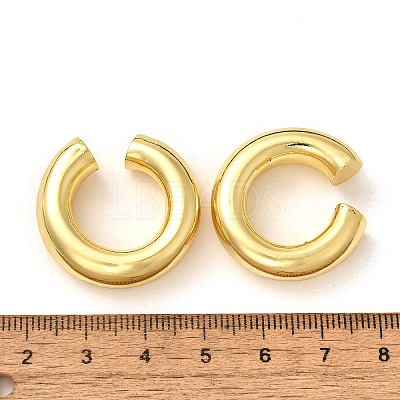 Rack Plating Brass Round Cuff Earrings EJEW-R150-16G-1