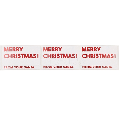 200Pcs Christmas Theme Paper Self-Adhesive Stickers DIY-M070-02E-1