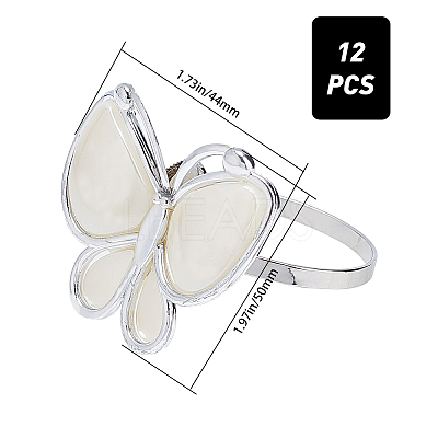 Iron Napkin Rings AJEW-GF0002-82-1