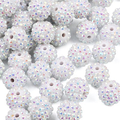 AB-Color Resin Rhinestone Beads RESI-S315-14x16-16-1