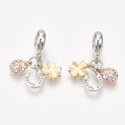 Alloy European Dangle Charms MPDL-S066-077-1