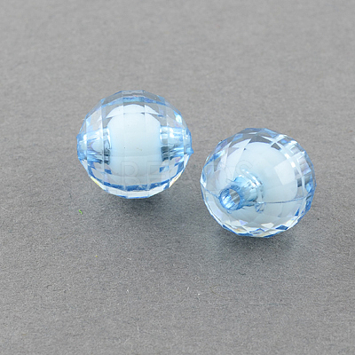 Transparent Acrylic Beads TACR-S086-12mm-22-1